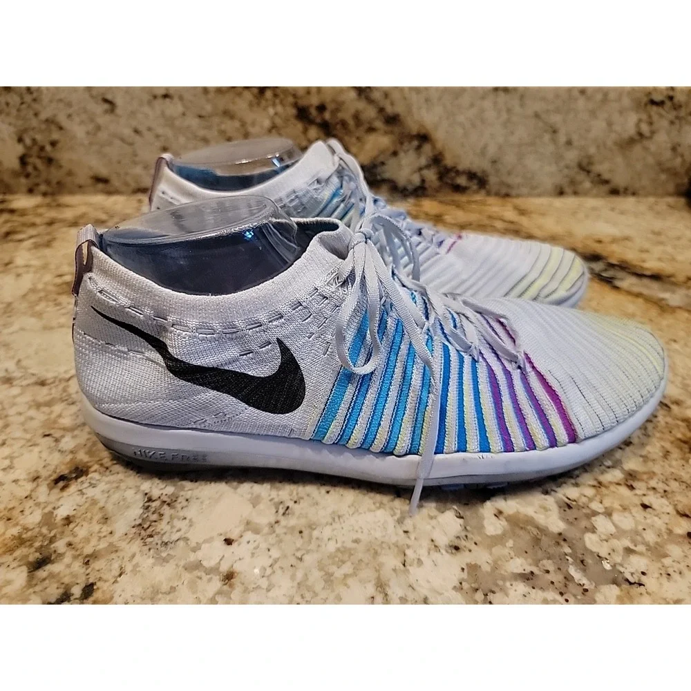 Nike Free Transform Flyknit Womens Size 12 US Running Shoes Trainers 833410-002